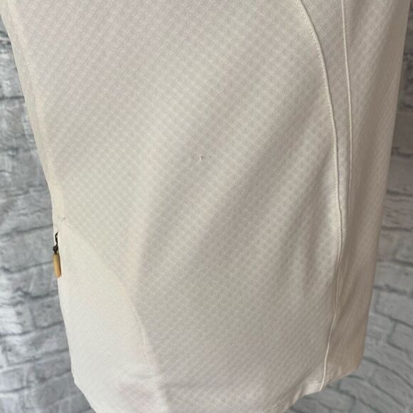 Under Armour Women M Heatgear 1/4 Zip Textured Mock Neck Longsleeve Pullover Top - Picture 5 of 15